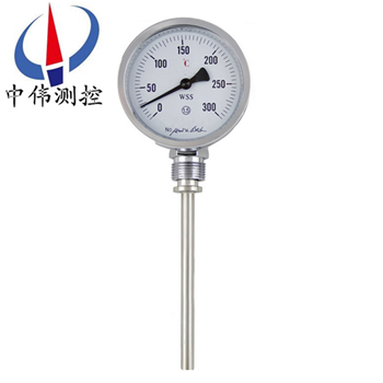 Double metal thermometer